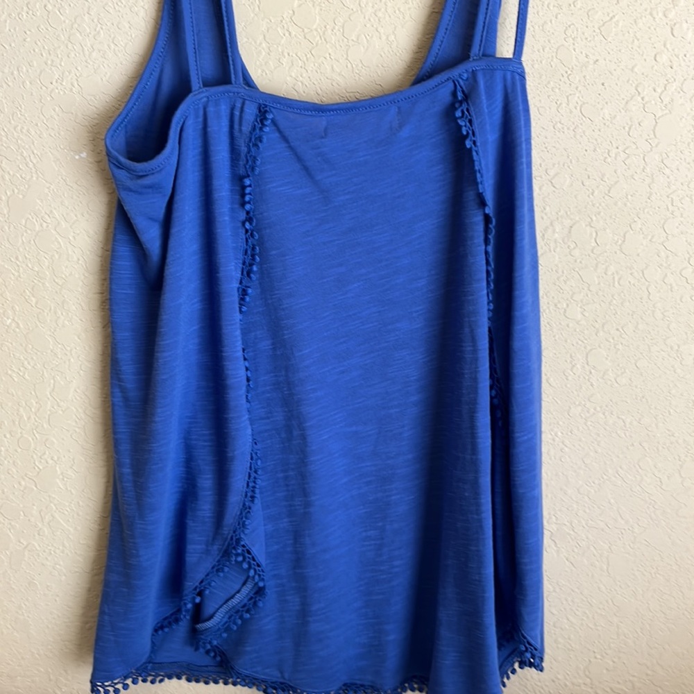 Altar’s state cornflower blue crochet cami tank - Picture 7 of 7